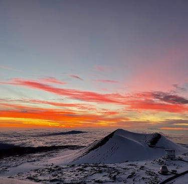 Mauna Kea Hawai'i Big Island Sonnenuntergang Annerschtwo