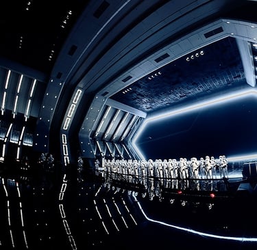 Rise of the Resistance inside Star Wars: Galaxy's Edge® at Disney's Hollywood Studios® Park.