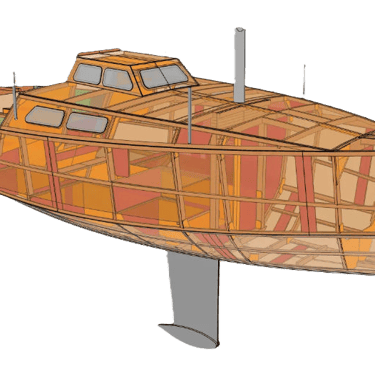 Class Globe 5.80 Technical Drawing Side view