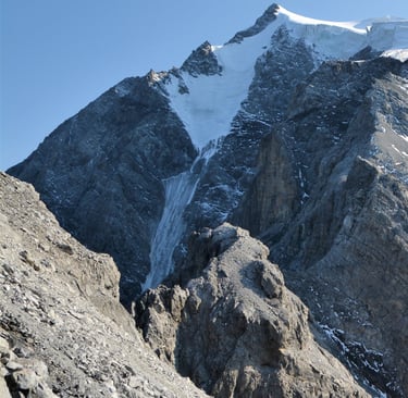 ortler bergsteiger gletscher sonne 