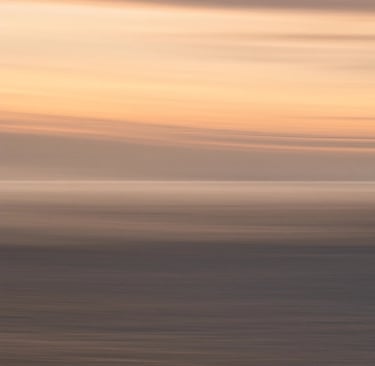 Abstract seascape at sunset in Mauritius, ideal for hotel and villa decor