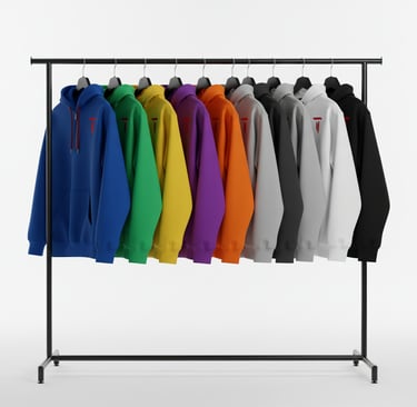 Tretra wear half-zip Hoodies