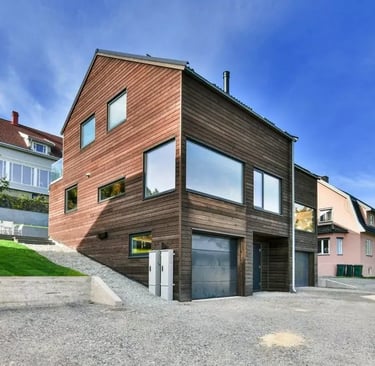 Timber frame houses