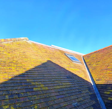 Dirty roof in Cambridge