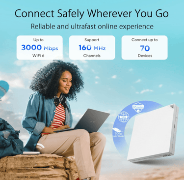 women working remotely using ASUS Travel Router