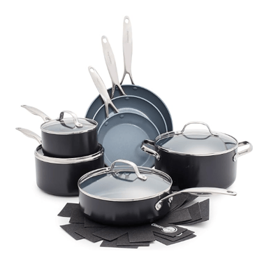GreenPan Valencia Pro 11-piece ceramic cookware set