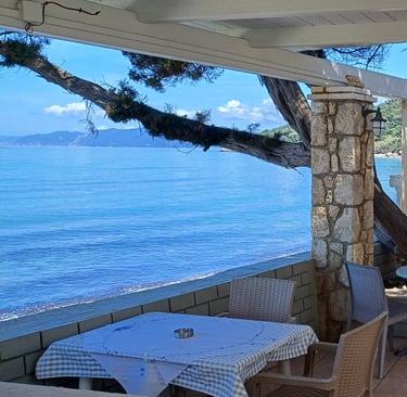 Paramonas Beach Taverna Plori Korfu Villa Olivia