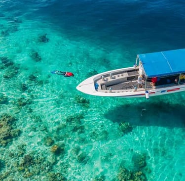 Snorkeling at Mabul
