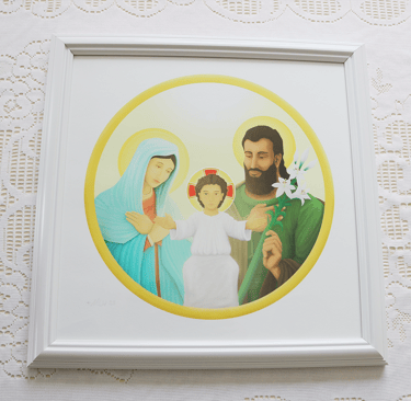 Holy Family Art Print