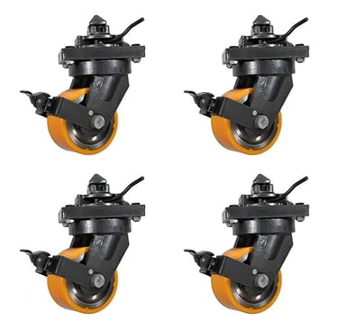 Mytee Products 8" ISO Container Caster Wheels (4-Pack)