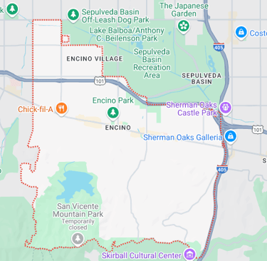 Encino, CA - service area