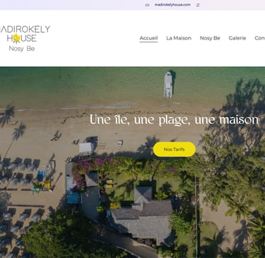 Site web : Madirokely House