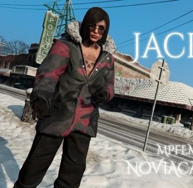 a man in a jacket and sunglasses standing in the snow
