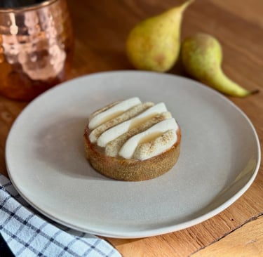 Tarte poire réglisse
