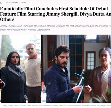 Fanatically Filmi concludes its first schedule in Nainital, Uttarakhand.
