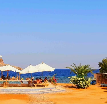 On the beach holidays in Egypt