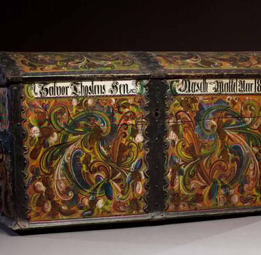 Rosemaled Chest
