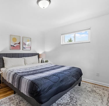 Enjoy a cozy yet stylish stay at this long-term rental house near downtown Pittsburgh—complete with 