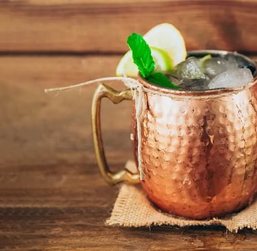 Smoky Mezcal Mule con Tepextate de Lu Mezcal
