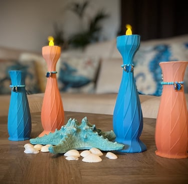 3d print kandelaars Bello Beach door mirjam millenaar