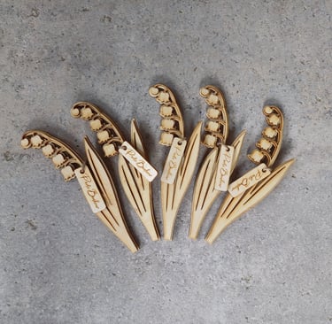 Muguet en bois