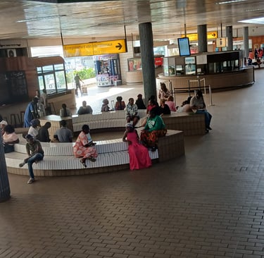 Inside Libreville's Léon MBA International Airport