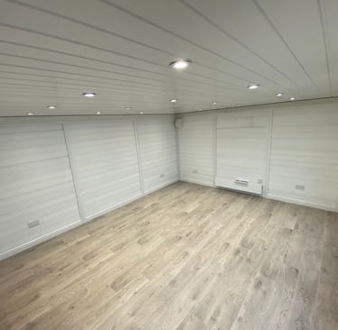 internal view of garden room