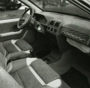 intérieur peugeot 205 agades 4x4 avec sacoche