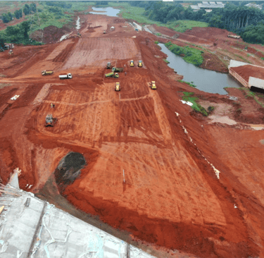 PT Karunia Gemilang Utama Saat Mengerjakan Proyek Tol Serbaraja Seksi 1a