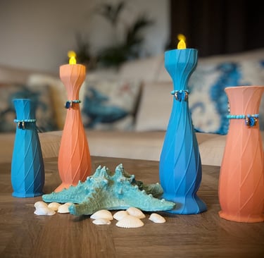 3d print kandelaars Bello Beach door mirjam millenaar
