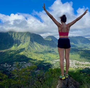 First Peak Olomana Trail O'ahu Hawai'i