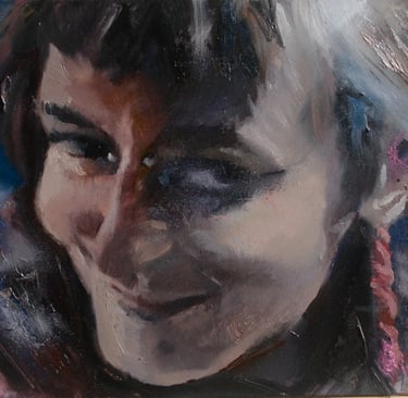 DJ - Óleo sobre tela - 50cm x 40cm