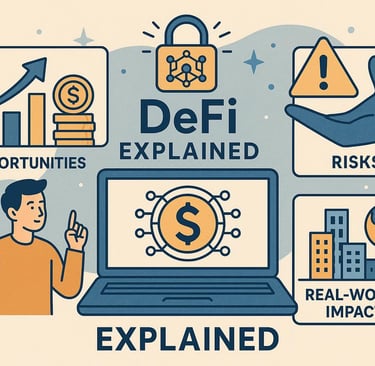 DeFi (Decentralized Finance) Explained: Unlocking the Future of Finance — Opportunities, Risks, and