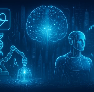 Unlocking the Future: How AI Works In Technology, Finance, and Healthcare. Guide to AI in 2025
