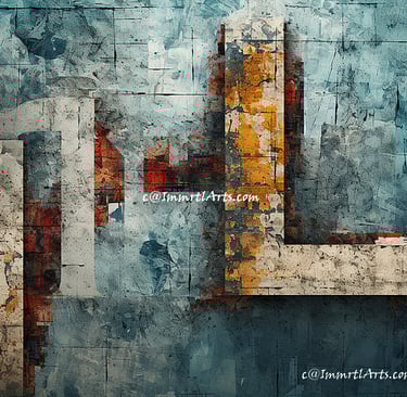 ImmrtlArts : Love 1 2023 abstract painting description