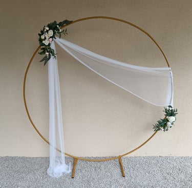 drapé blanc