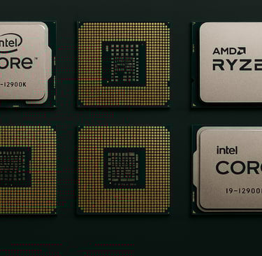 A Group Of The Best Gaming CPU 2025