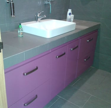 Muebles para lavamanos y almacenamiento