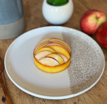 Tarte nectarine verveine