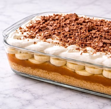 Easy banoffee pie dessert