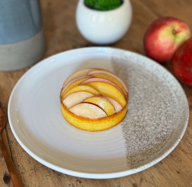 Tarte nectarine verveine