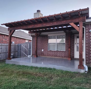 Big Red Cedar Pergola