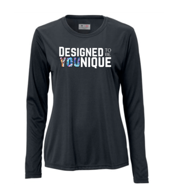 women's long sleeve shirt with logo