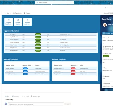 Supplier Management