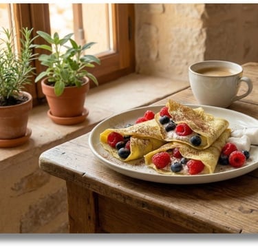 Ricetta crepes di cocco - Una Colazione Sana, Leggera e Senza Glutine