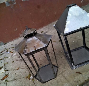 Prototipo di lanterne progettate in 3D