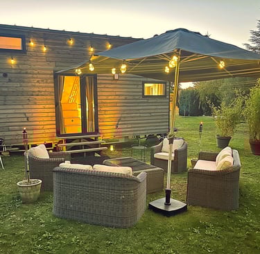 Ambiance extérieure Tiny-house Saignon (Luberon)