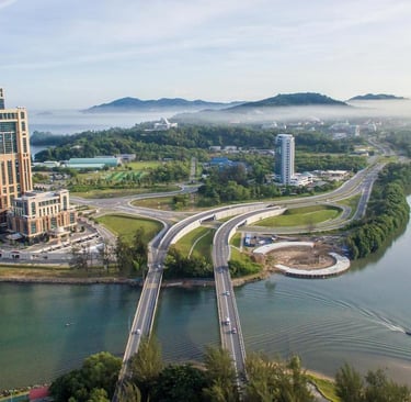 The Sabah State Administrative Centre in Kota Kinabalu
