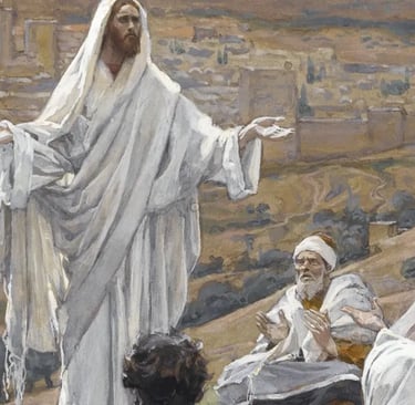 Jesus conversando