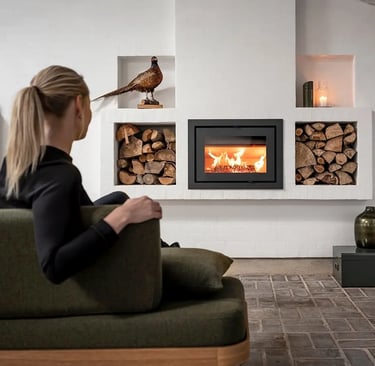 Insert à bois fonte - insert mural